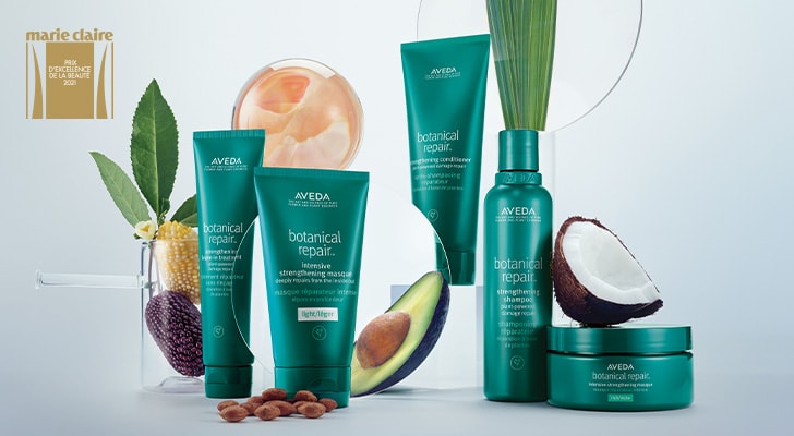 Aveda botanical repair collection - winner of the Marie Claire Prix D’Excellence award