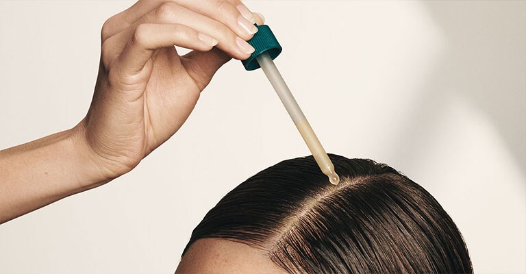 Step 4: apply pramasana scalp concentrate to balance your scalp