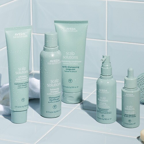 CONTINUE YOUR SCALP RENEWAL AT HOME. Purify, balance and protect with scalp solution.