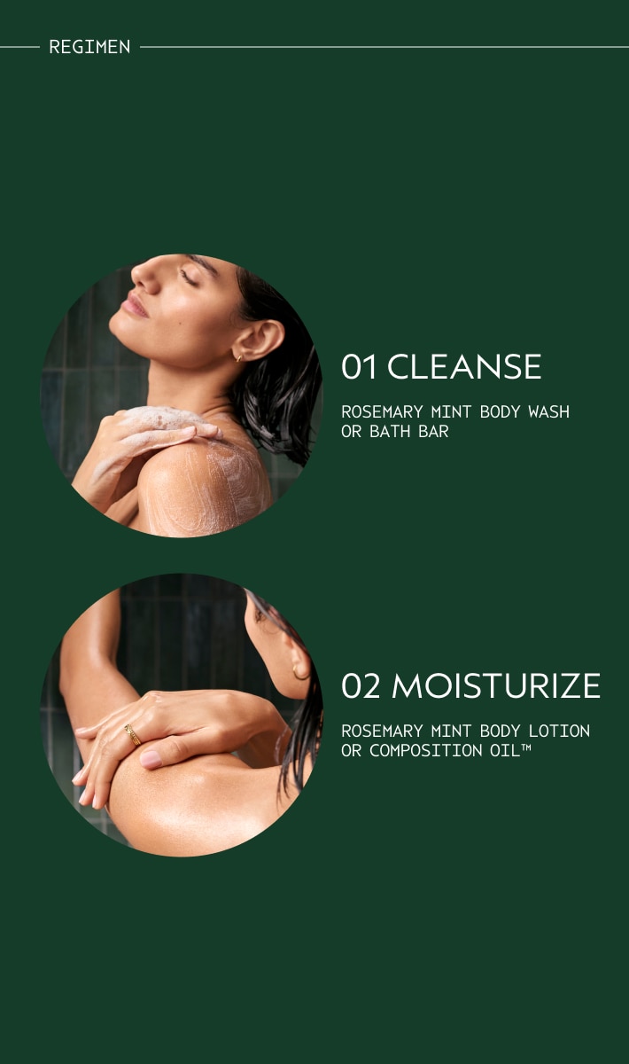 Rosemary Mint Composition Oil For Body, Bath And Scalp