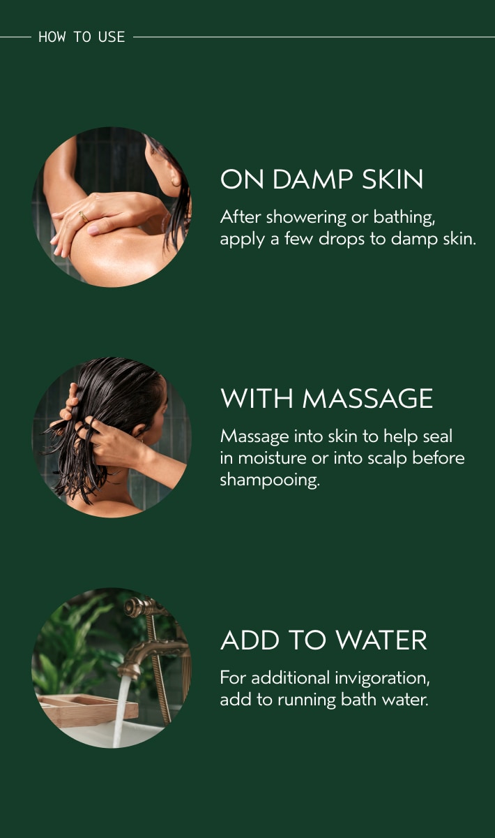 Rosemary Mint Composition Oil For Body, Bath And Scalp